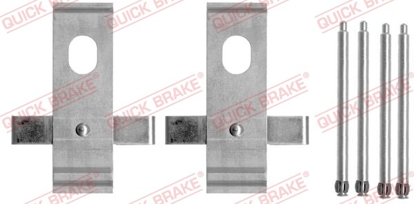 Quick Brake 109-1634 ZubehöRsatz, ScheibenbremsbeläGe FüR Bmw-image