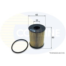 Per Fiat 124 Spider 1.4 Inserto Filtro Olio Motore Comline Originale