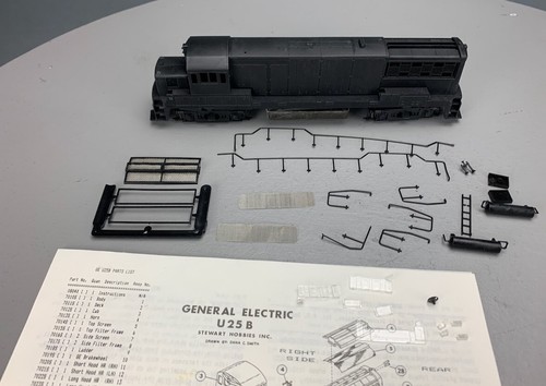 HO Stewart Athearn U25-B Undecorated Locomotive Powered HO4834 - Picture 11 of 15