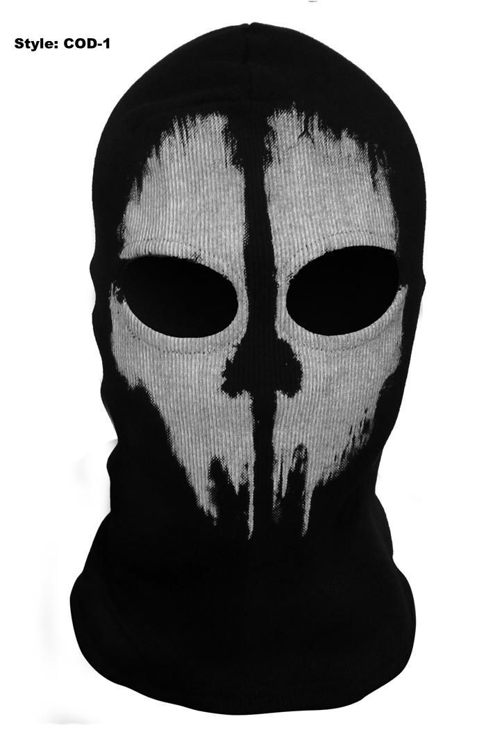 Call of Duty 10 Ghost COD Skull Full Face Mask Ski Skateboard Bike Hood