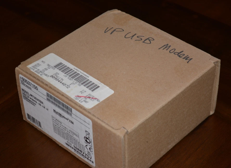 MultiTech MultiModmes MT5634ZBA USB V.92 AV External Desktop Data Fax Modem - Image 4 of 4