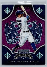 2019 Panini Chronicles #19 Jose Altuve Crusade Purple Mojo #/75