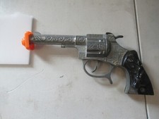 Kilgore "Buck" vintage metal toy cap gun WORKS