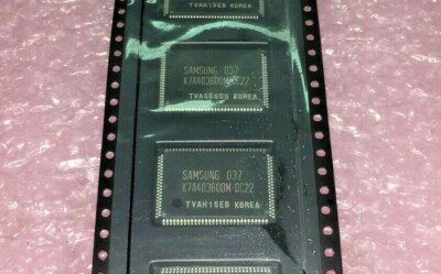 (2 PIECE LOT) K7A403600M-QC22, SAMSUNG 128Kx36 Synchronous SRAM 225MHZ