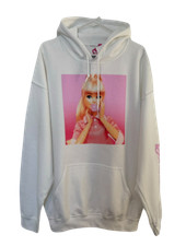 Rue21 Hoodie White Barbie Cotton Fleece Unisex Women's Sweatshirt 0007628 0010