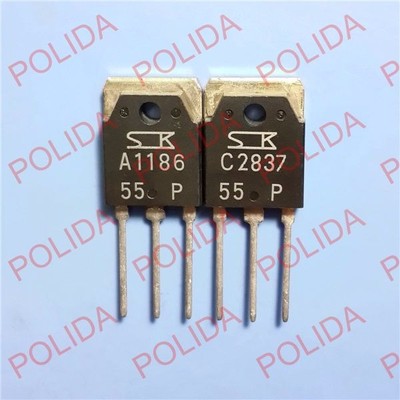 1pairs OR 2PCS SANKEN TO-3P 2SA1186-P/2SC2837-P 2SA1186/2SC2837 A1186/C2837