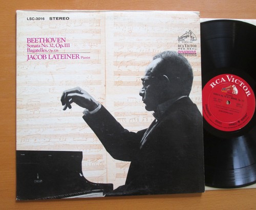 LSC 3016 Beethoven Sonate Nr. 32 op. 111 Jacob Lateiner Cinch USA Stereo EX