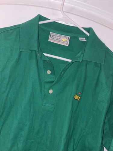 Augusta National MASTERS Small Golf Shop Shirt Green With Logo Fast Shipping! SM