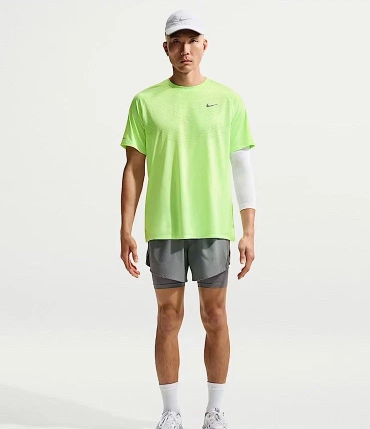 Nike Stride Dri-FIT ADV Short-Sleeve Track Gym Running Top Men Medium HV5203-377