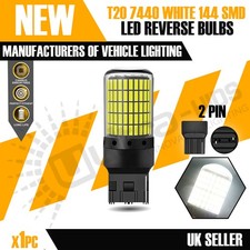 1x T20 Golf MK6 REVERSE 7440 3014 SMD WHITE W21W LIGHT BULBS CANBUS ERROR FREE
