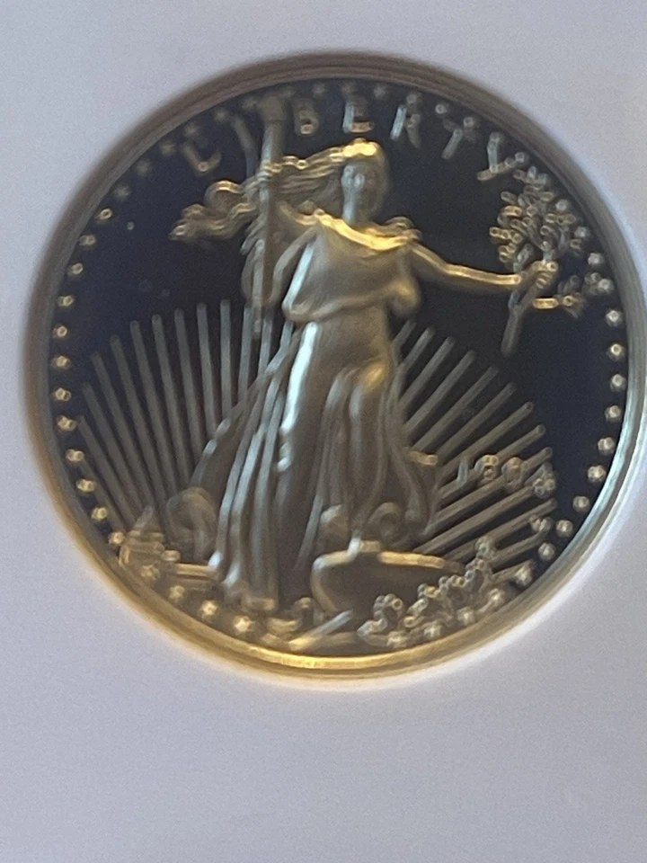 1994-W $10 GOLD EAGLE 1/4 Oz. NGC PF70 PF-70 PROOF PR70 CAMEO ! - Image 3 of 4