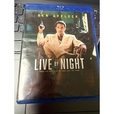 Live By Night Blu-ray Ben Affleck Crime Drama Warner Bros 2016 Movie