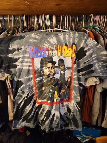 BOYZ N THE HOOD T-Shirt Herren 2XL XXL Grafik Classic Movie Promo Tye Dye - Bild 1 von 6