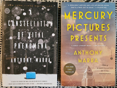 Anthony Marra 2 SIGNED Books Constellation of Vital Phenomena Mercury Pictures