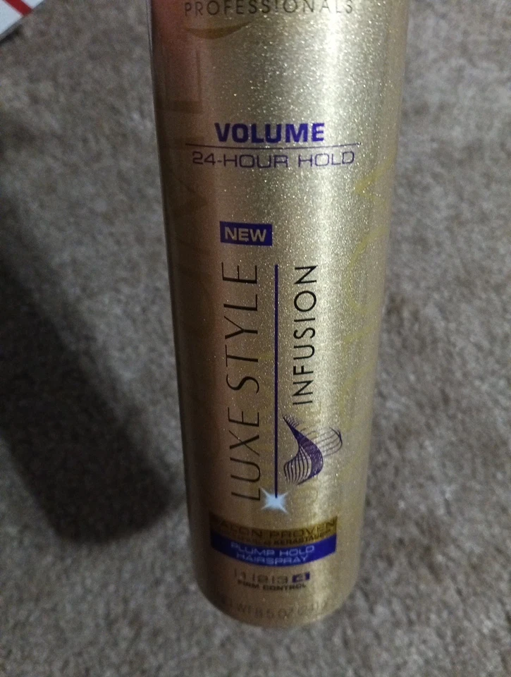 Suave Professionals Luxe Style Infusion 4 spray para el cabello firme de sujeción regordeta 8,5 oz *abolladura Foto 4 de 4