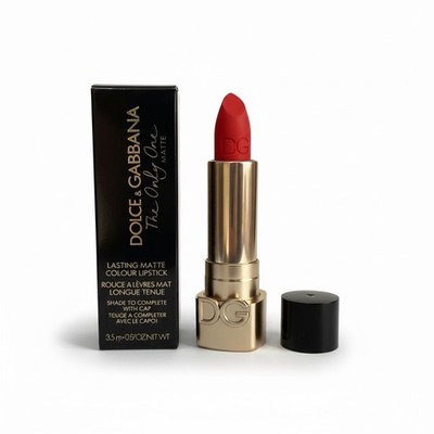 Dolce & Gabbana Vibrant Red Matte Lipstick Full Size $40 MSRP | NIB