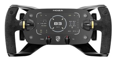 Moza Racing - Porsche Mission R Steering Wheel for Windows - Black