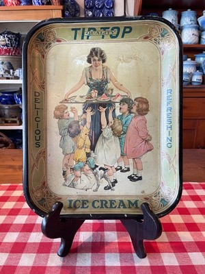 Antique TIP TOP Quality Ice Cream Tray