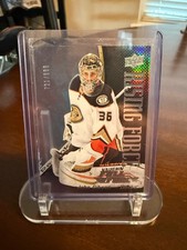 2015-16 Upper Deck Full Force - Rising Force John Gibson #RF-GI /999