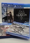 PSVR Game Bundle Doom VFR Skyrim VR Farpoint Batman Arkham VR Firewall PS4