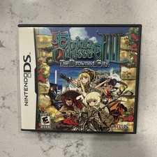 Etrian Odyssey III: The Drowned City (Nintendo DS)CIB Complete In Box Tested