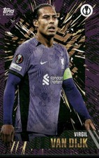Virgil van Dijk 2023-24 Topps Gold UEFA Club Competitions