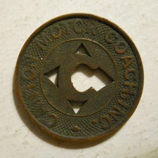 Canton Motor Coach, Inc. (Ohio) transit token - OH125D