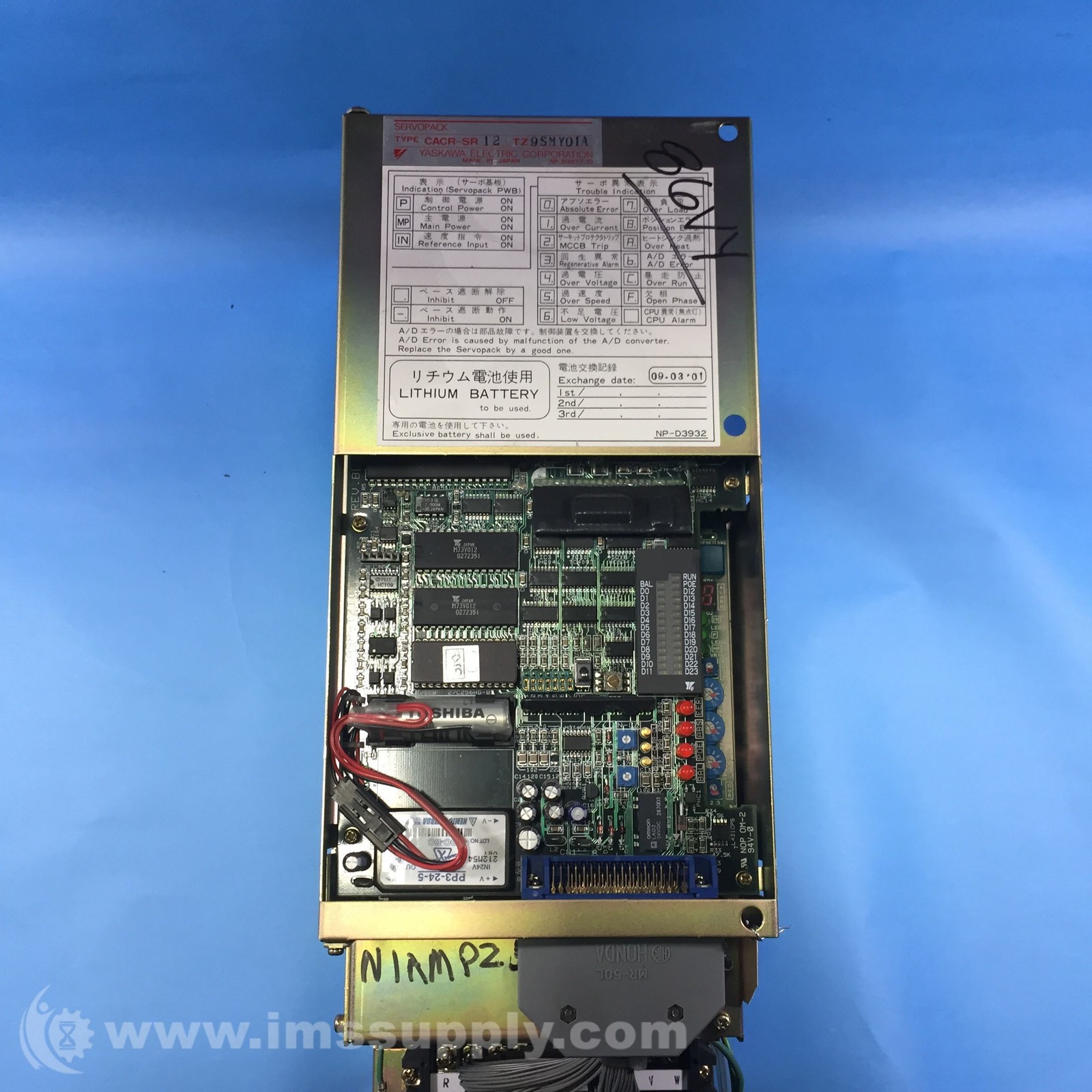 Yaskawa CACR-SR12 TZ9SMY01A Servo Controller FNIP