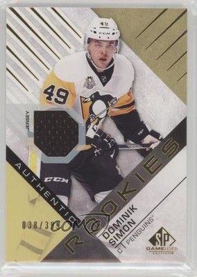 2016 SP Game Used Authentic Rookies Gold Material Dominik Simon Rookie RC z1c