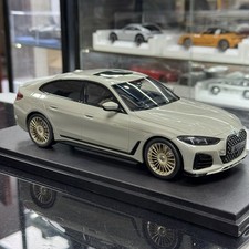 1:18 Alpina B4 GT White Resin Model Car Display Collectible Gift Premium