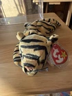 Vtg TY Beanie Baby Stripes The Tiger #4065 Tush And Ear Tags 1995