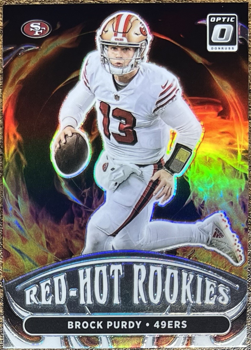 2022 Donruss Optic Brock Purdy Red Hot Rookies Silver #RHR-1 SF 49ers