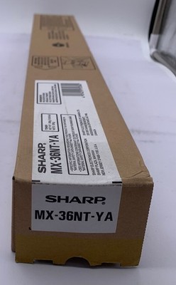 Genuine Sharp MX-36NT-YA (MX-36NTYA) Yellow Toner Cartridge, OEM