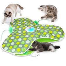 Interactive Cat Toys for Indoor Cats  Kittens - Automatic Hide Seek Toy with