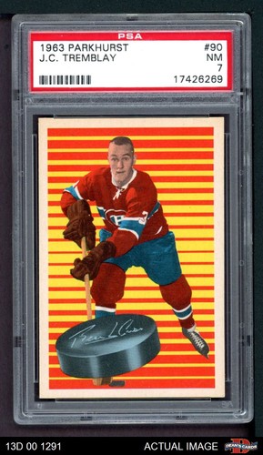 J. C. Tremblay #90 1963 Parkhurst card