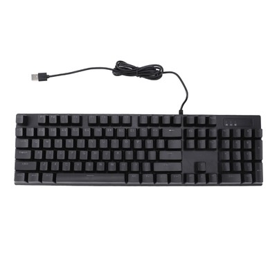 Wired Mechanical Keyboard 104 Keys Blue Switch With 8 Kinds Backlight For Ga Hot