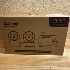 Kidsneed Baby Monitor with 2 Cameras - 3.5 Inch Video Baby Monitor with Remote