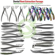 Range Of Dental Extracting Forceps Upper Lower Molar Jaw Fórceps de extracción