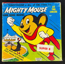 Mighty Mouse At The Circus Super 8 Film Reel Terrytoons Ken Films 203