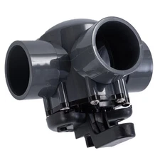For Pentair 263028 Three Port Diverter Valve with 2" and 2-1/2” PVC Pipe - Grey