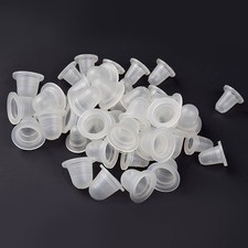 100PCS Microblading Tattoo Ink Cups Permanent Makeup Pigment Holder Containers