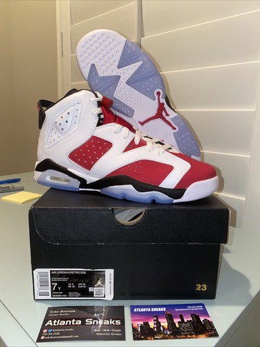 jordan 6 carmine 7y