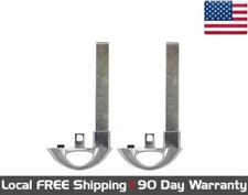 2x New Replacement Key Fob Uncut Emergency Insert Blade for Select Buick Vehicle