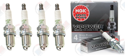 #ad NGK quot;V POWERquot; Spark Plugs Set of 4 1992 2000 for Honda Civic 1.5L 1.6L SOHC $21.90