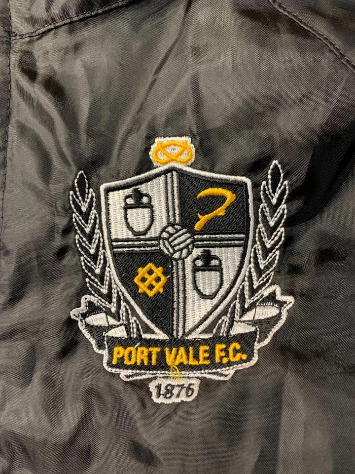 PORT VALE 2017/2018 FOOTBALL MEN TRACK TOP JACKET TRAINING ERREA ORIGINAL SIZE S - Image 4 of 4
