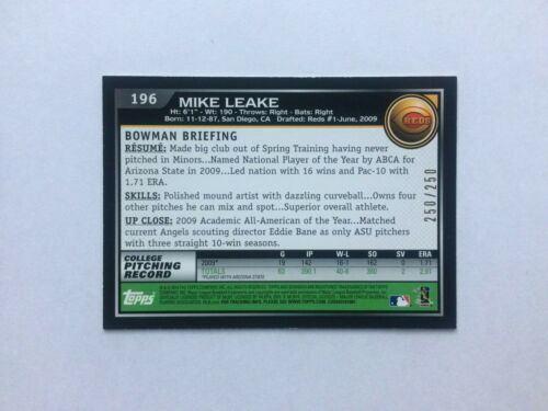 2010 Bowman Topps Baseball Cards - Picture 7 of 105
