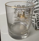 FOUR VINTAGE WHISKEY GLASSES WITH UNION PACIFIC RAILROAD PLATTE VALLEY ROUTE