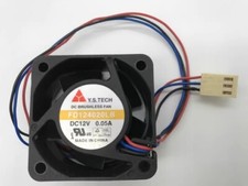 Y.S.TECH 4020 FD124020LB DC12V 0.05A 4CM 3-Wire Dual Bead Mute Cooling Fan