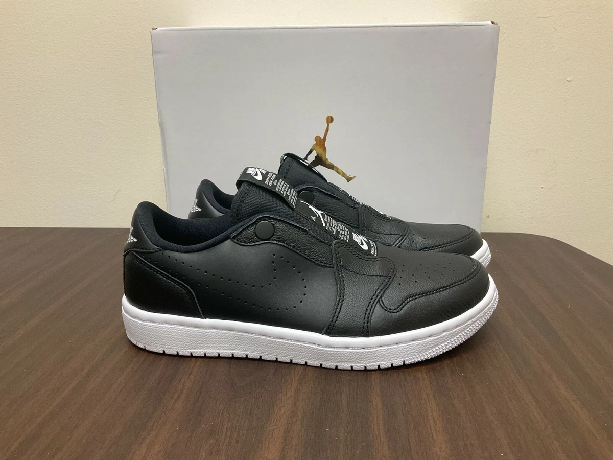 Womens NIKE Air Jordan 1 RET Low Slip Black White AV3918-001 Sizes 5.5-9 NIB