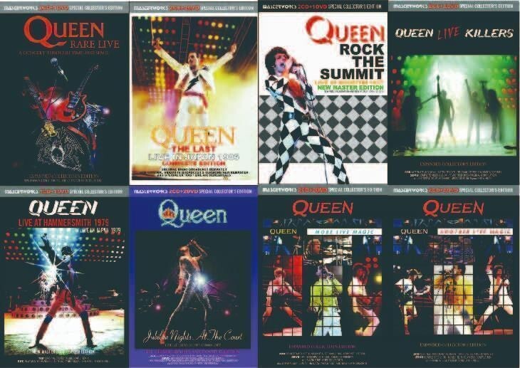 QUEEN COLLECTOR'S EDITION LIVE ALBUM 8Titles 16CD+15DVD | eBay QUEEN COLLECTOR'S EDITION LIVE ALBUM 8Titles 16CD+15DVD | eBay